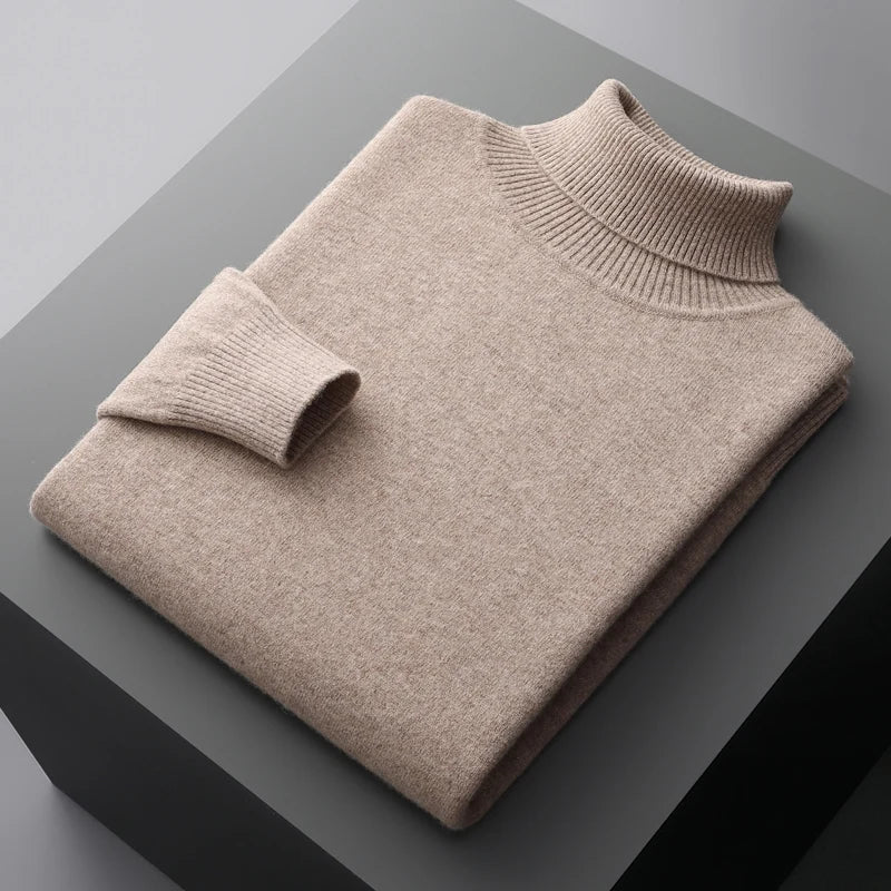 Adam - Klassischer Merino-Rollkragenpullover