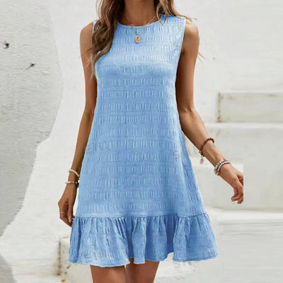 Isabella™ - Sommerliches ärmelloses Minikleid mit Rüschen