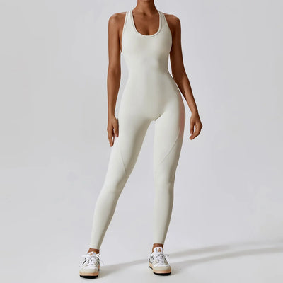 Solider Yoga-Jumpsuit für Damen – Einteilige Activewear für Yoga & Pilates