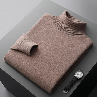 Adam - Klassischer Merino-Rollkragenpullover
