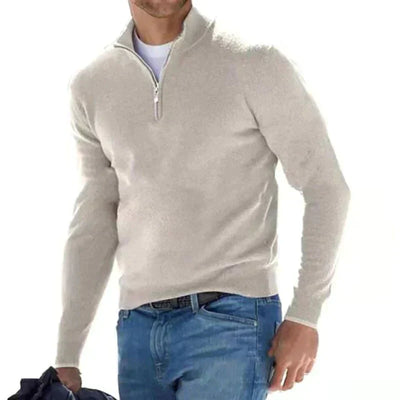 Tom Polo – stylischer reißverschlusspullover für herren (italienisches design)