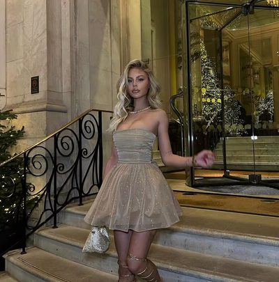 Adelyn™ | Funkelndes Glitzerkleid
