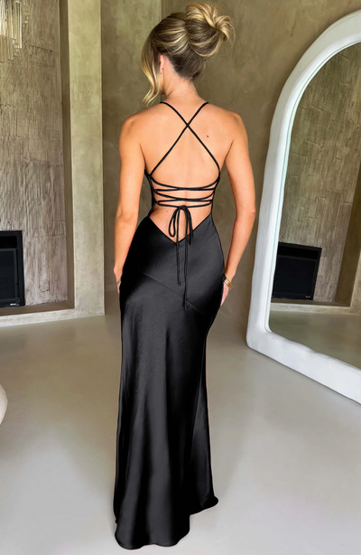 Seraphina - Maxikleid Oberschenkelhoher Schlitz