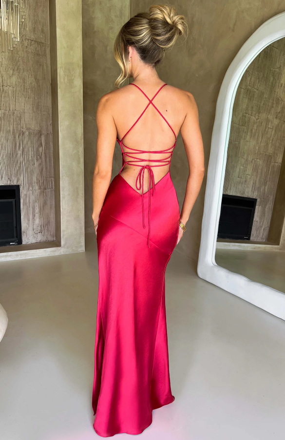 Seraphina - Maxikleid Oberschenkelhoher Schlitz