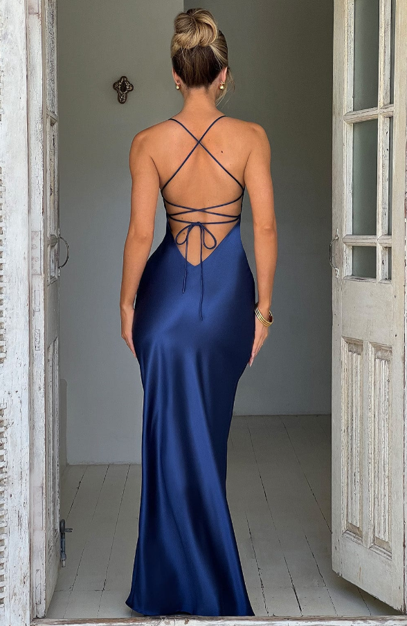 Seraphina - Maxikleid Oberschenkelhoher Schlitz