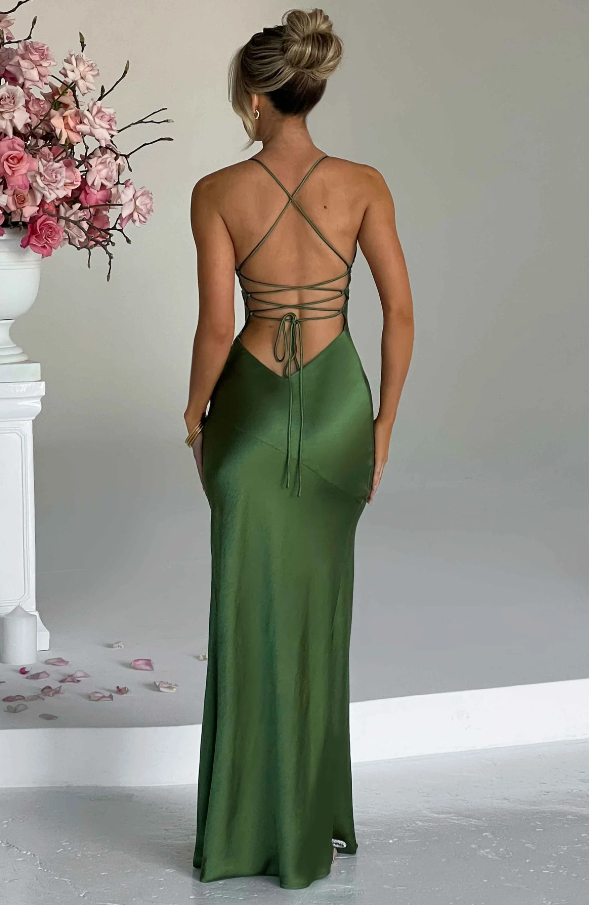 Seraphina - Maxikleid Oberschenkelhoher Schlitz