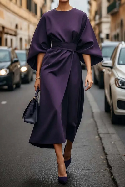 Sofia Kleid mit Gürtel