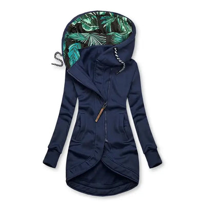 Kaycee | Langer Slim-Fit Hoodie