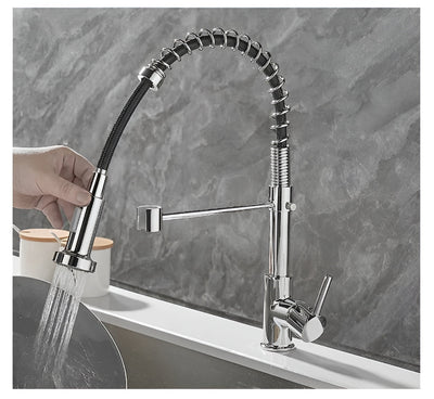 TwinStream Wasserhahn - Doppelter Auslauf Küchenarmatur