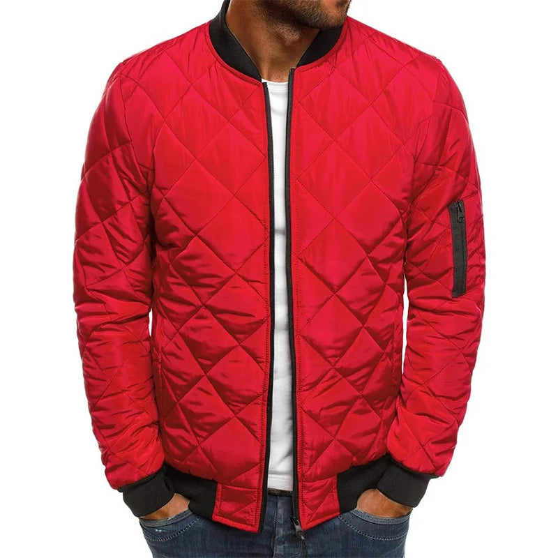 Dale | Baumwolljacke mit Rautenmuster