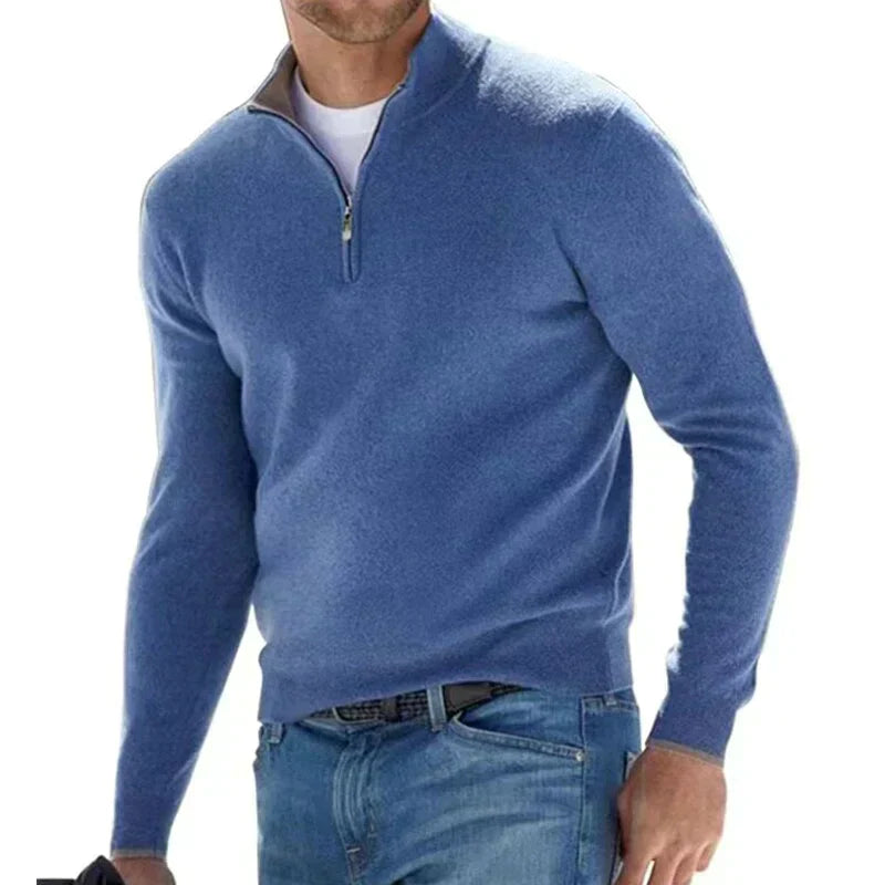 Tom Polo – stylischer reißverschlusspullover für herren (italienisches design)