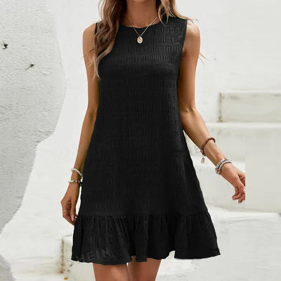 Isabella™ - Sommerliches ärmelloses Minikleid mit Rüschen