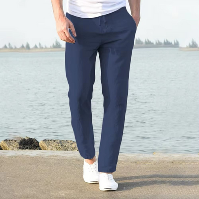 Stilvolle Leinen Hose Herren