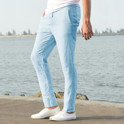 Stilvolle Leinen Hose Herren