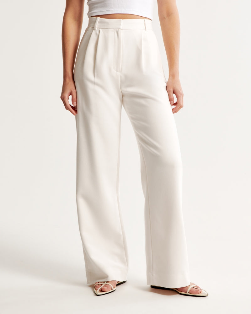 Stoffhose Damen Eleganter Schnitt Bequem