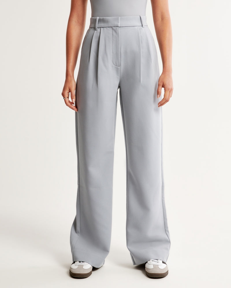 Stoffhose Damen Eleganter Schnitt Bequem