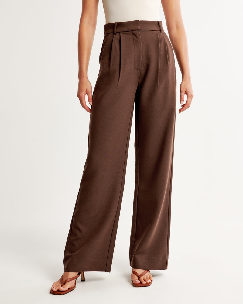 Stoffhose Damen Eleganter Schnitt Bequem
