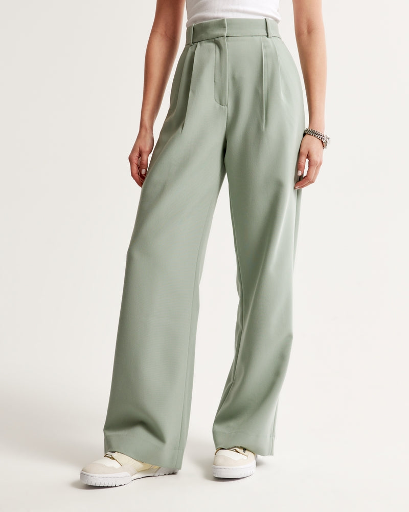 Stoffhose Damen Eleganter Schnitt Bequem