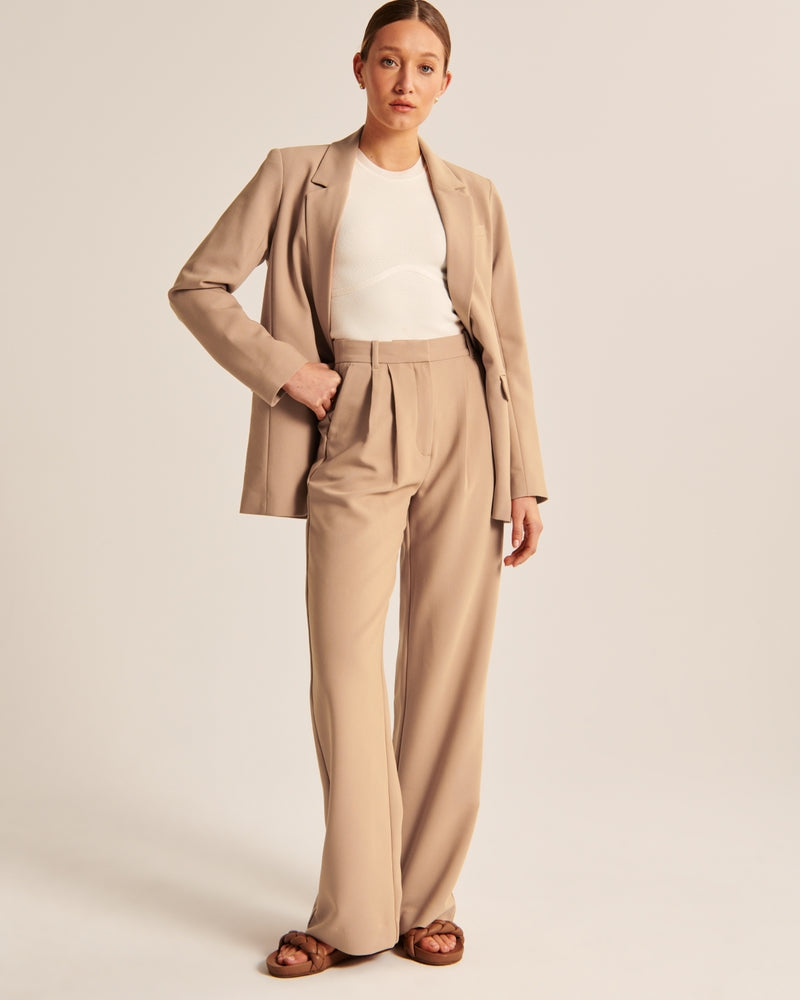 Stoffhose Damen Eleganter Schnitt Bequem