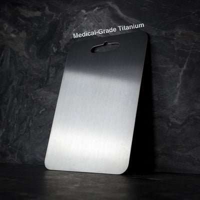 Titanium Schneidebrett Ohne BPA oder Mikroplastik - PureSteel