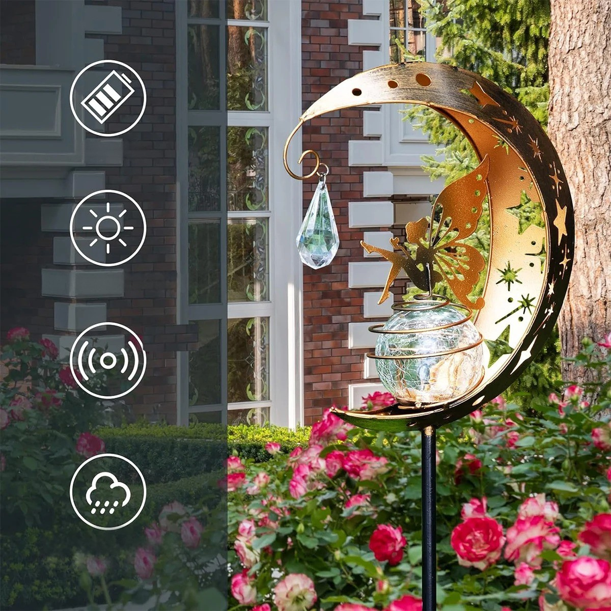 StellaGuardian Light - Wasserdichtes Mond-Feen-Solarlicht