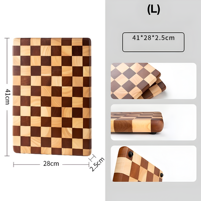 AcaciaGrid Board – Rutschfestes Schneidebrett aus Holz