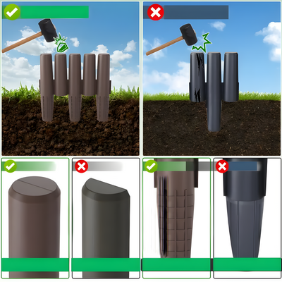 GardenEdge Pro - Dekorative Rasenkante Blumenbeet Garten