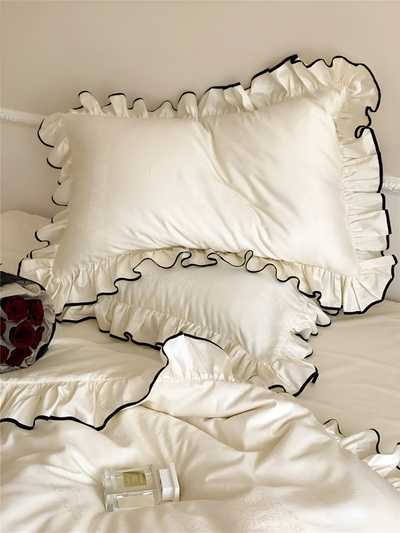 Sereni Bettwäsche - Silky Ruffle Bettwäsche-Set