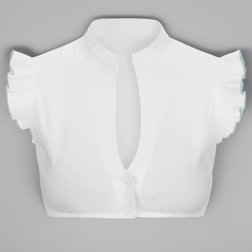 Abegail - Elegante Kurzarm-Bluse für Damen