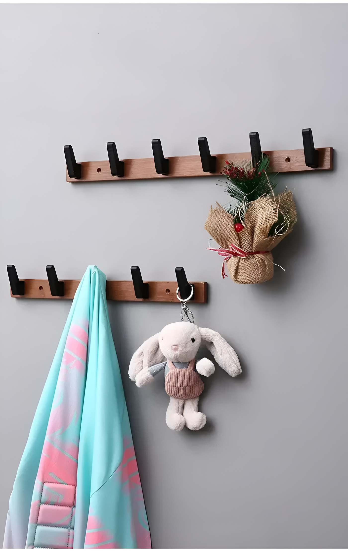 TimberTouch Hook - Bambus Holz Wandkleiderbügel