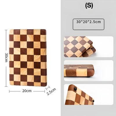 AcaciaGrid Board – Rutschfestes Schneidebrett aus Holz