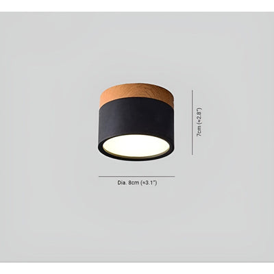 WoodTone Light - Modernes LED-Downlight für die Decke