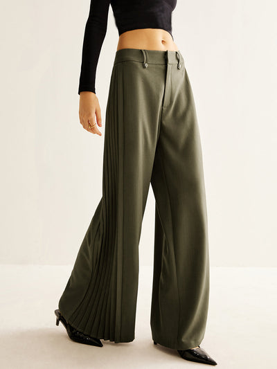 Weite Hose Damen Falten