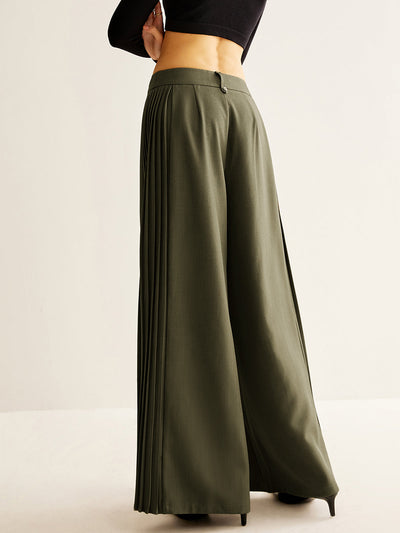 Weite Hose Damen Falten