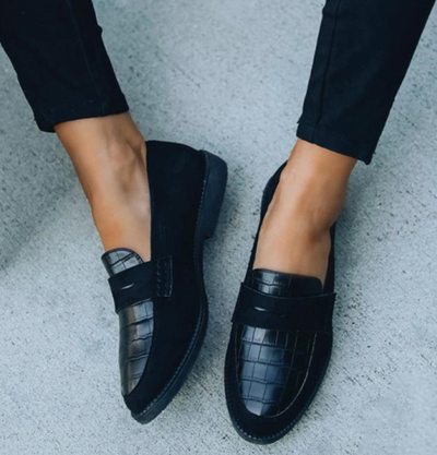 Agens - Zeitlose Schwarze Damen Business Schuhe