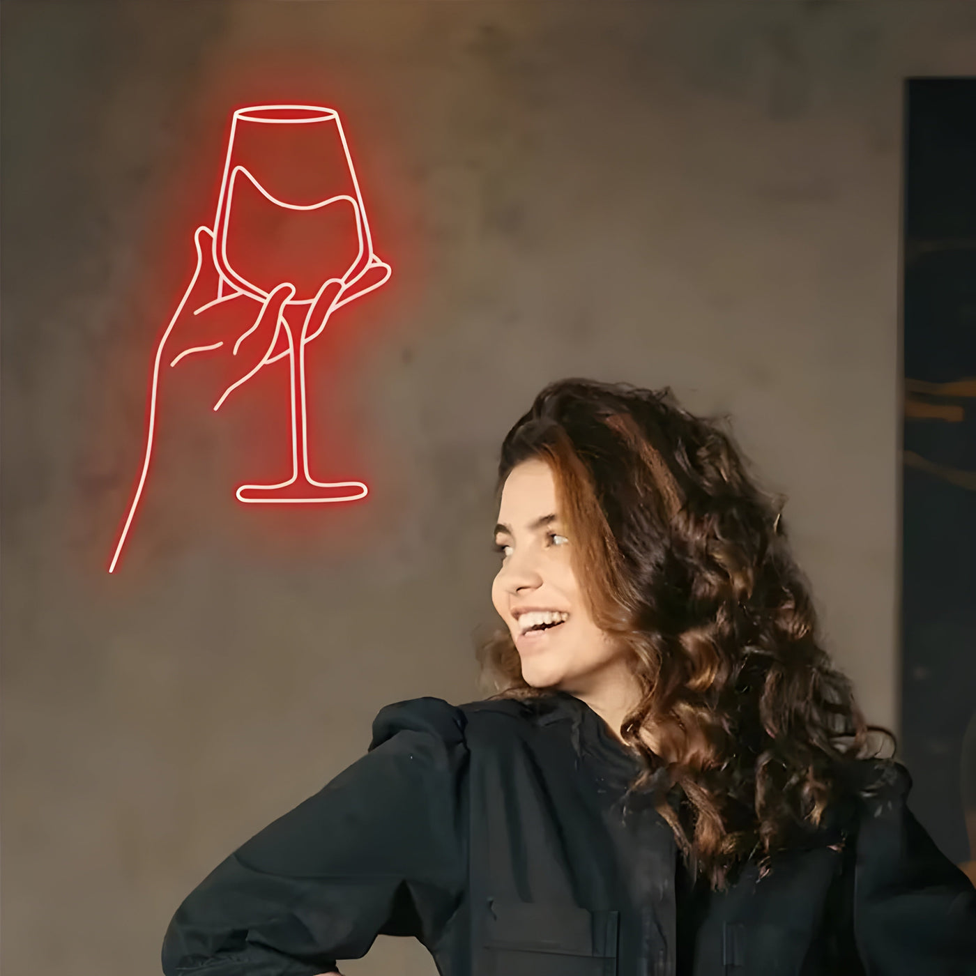ToastBright Light – Prost! Weinglas Neon LED Leuchte
