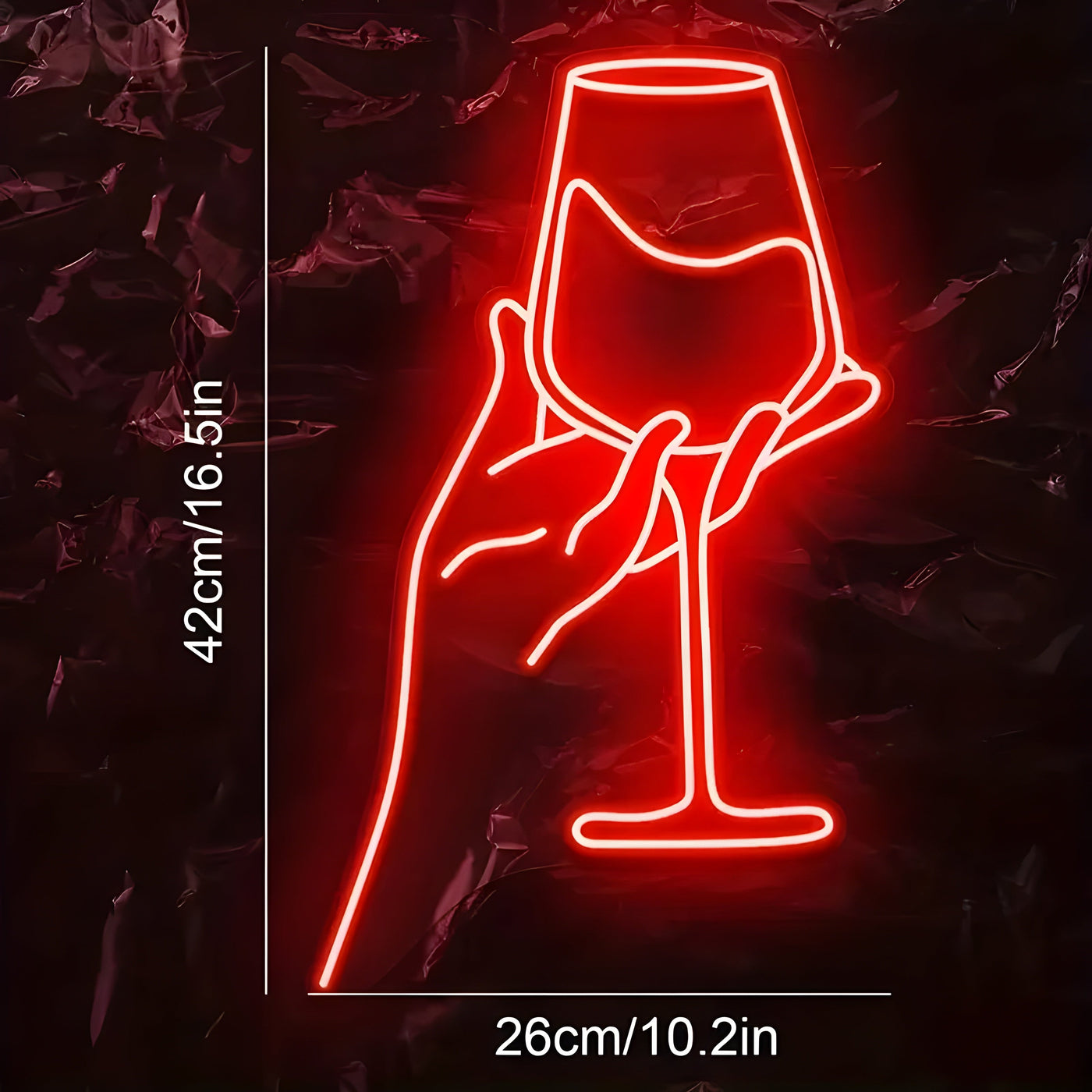 ToastBright Light – Prost! Weinglas Neon LED Leuchte