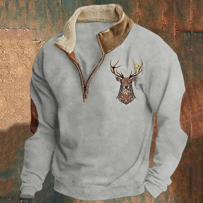William | Halbreißverschluss-Pullover