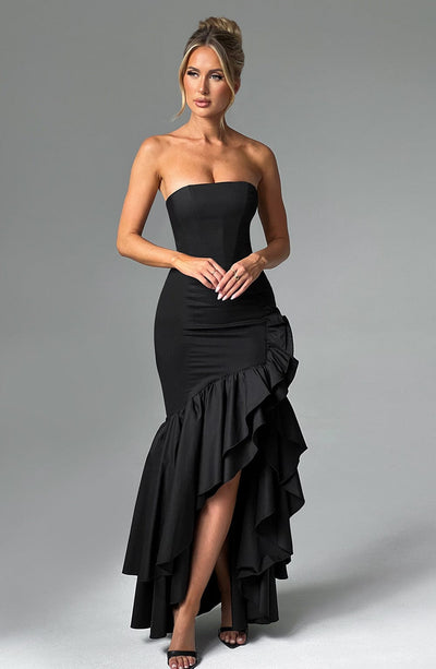 Vasileia - Schulterfreies Maxikleid