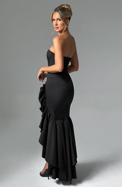Vasileia - Schulterfreies Maxikleid