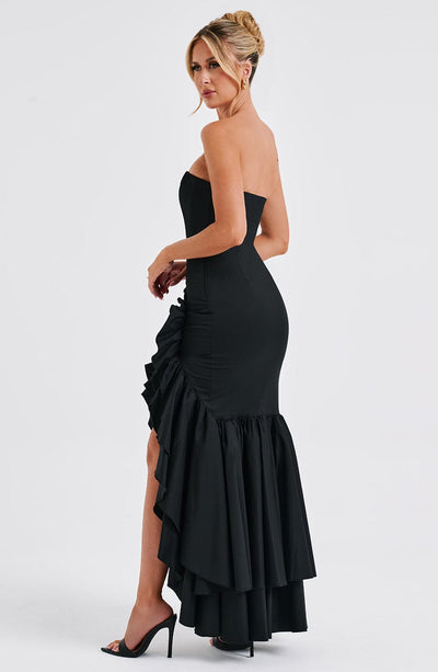 Vasileia - Schulterfreies Maxikleid