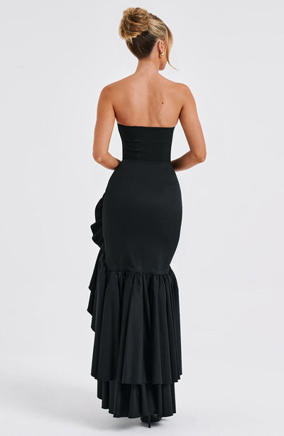 Vasileia - Schulterfreies Maxikleid