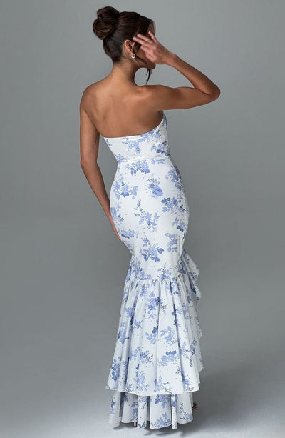 Vasileia - Schulterfreies Maxikleid
