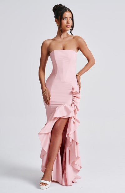 Vasileia - Schulterfreies Maxikleid
