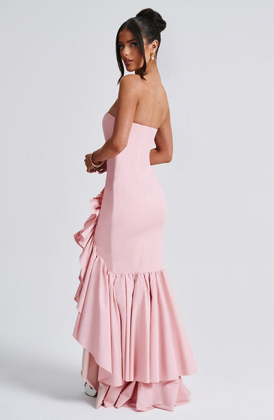 Vasileia - Schulterfreies Maxikleid