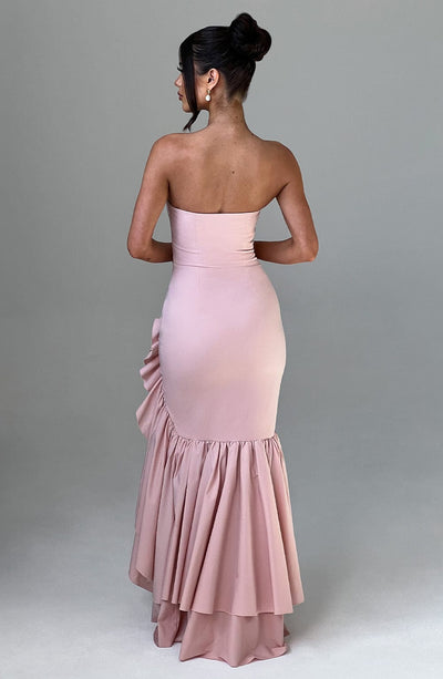 Vasileia - Schulterfreies Maxikleid
