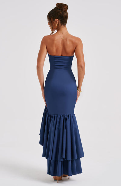 Vasileia - Schulterfreies Maxikleid