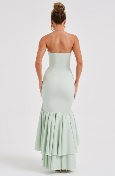 Vasileia - Schulterfreies Maxikleid