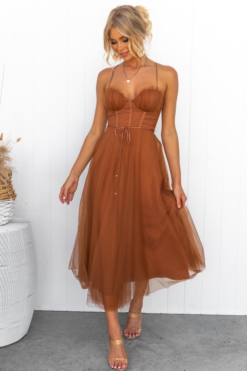 Kallystah | Ärmelloses Midikleid