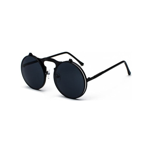 Stuttgart | Sleek Personalisierte Mode Runde Sonnenbrille für Männer
